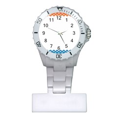 Fish Scales Dragon Circle Plastic Nurses Watch by Mariart