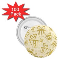 Gift Party Polka Grey 1 75  Buttons (100 Pack) 