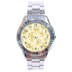 Gift Party Polka Grey Stainless Steel Analogue Watch by Mariart