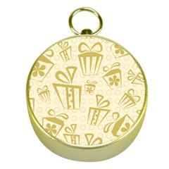 Gift Party Polka Grey Gold Compasses by Mariart