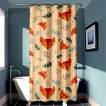 Foxes Animals Face Orange Shower Curtain 36  x 72  (Stall)  Curtain(36 X72 ) - 33.26 x66.24  Curtain(36 X72 )