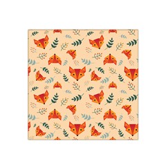 Foxes Animals Face Orange Satin Bandana Scarf by Mariart