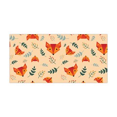 Foxes Animals Face Orange Yoga Headband