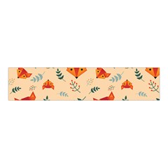 Foxes Animals Face Orange Velvet Scrunchie by Mariart