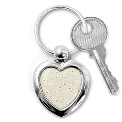 Flower Floral Leaf Key Chains (heart) 