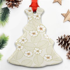 Flower Floral Leaf Ornament (christmas Tree) 