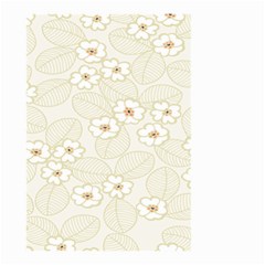 Flower Floral Leaf Small Garden Flag (two Sides)