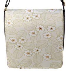 Flower Floral Leaf Flap Messenger Bag (s)