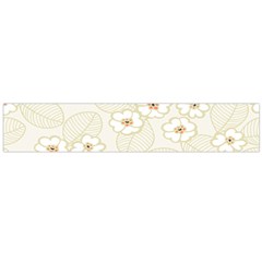 Flower Floral Leaf Flano Scarf (large) by Mariart