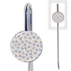 Glass Polka Circle Blue Book Mark