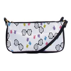 Glasses Bear Cute Doll Animals Shoulder Clutch Bags