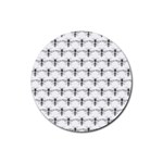 Bee Wasp Sting Rubber Coaster (Round)  Front