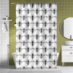 Bee Wasp Sting Shower Curtain 48  X 72  (small)  by Mariart