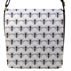 Bee Wasp Sting Flap Messenger Bag (s) by Mariart