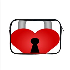 Heart Padlock Red Love Apple Macbook Pro 15  Zipper Case by Mariart