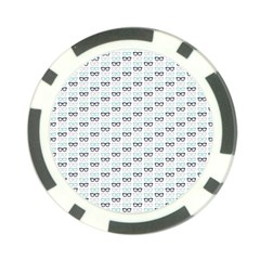 Glasses Black Blue Poker Chip Card Guard (10 Pack)