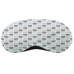 Glasses Black Blue Sleeping Masks by Mariart