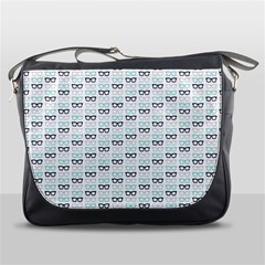 Glasses Black Blue Messenger Bags