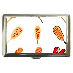 Hot Dog Buns Sate Sauce Bread Cigarette Money Cases by Mariart