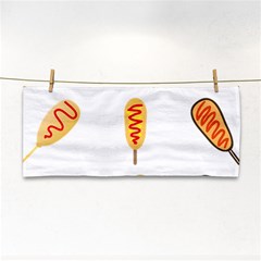 Hot Dog Buns Sate Sauce Bread Cosmetic Storage Cases by Mariart