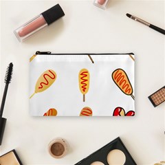 Hot Dog Buns Sate Sauce Bread Cosmetic Bag (small) 