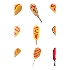 Hot Dog Buns Sate Sauce Bread Shower Curtain 48  X 72  (small)  by Mariart