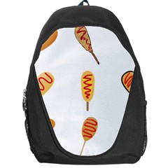 Hot Dog Buns Sate Sauce Bread Backpack Bag by Mariart