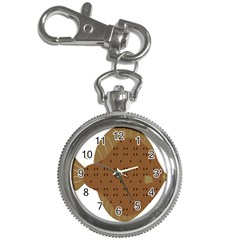 Illustrain Animals Reef Fish Sea Beach Water Seaword Brown Polka Key Chain Watches by Mariart