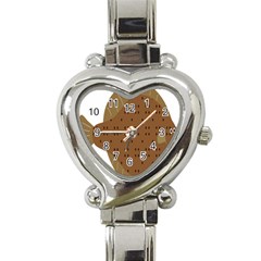 Illustrain Animals Reef Fish Sea Beach Water Seaword Brown Polka Heart Italian Charm Watch by Mariart