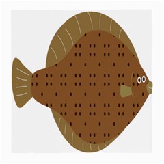 Illustrain Animals Reef Fish Sea Beach Water Seaword Brown Polka Medium Glasses Cloth by Mariart