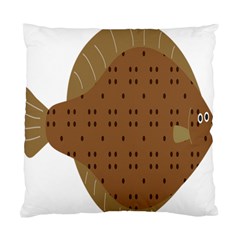 Illustrain Animals Reef Fish Sea Beach Water Seaword Brown Polka Standard Cushion Case (two Sides) by Mariart