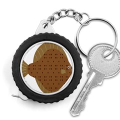 Illustrain Animals Reef Fish Sea Beach Water Seaword Brown Polka Measuring Tapes