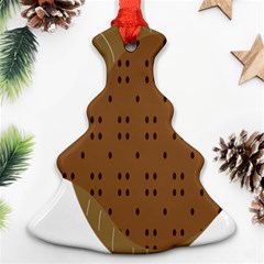 Illustrain Animals Reef Fish Sea Beach Water Seaword Brown Polka Ornament (christmas Tree)  by Mariart