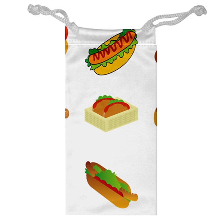 Hot Dog Buns Sauce Bread Jewelry Bag