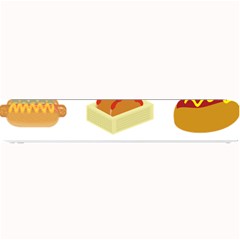 Hot Dog Buns Sauce Bread Small Bar Mats by Mariart