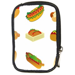 Hot Dog Buns Sauce Bread Compact Camera Cases by Mariart