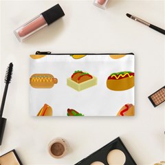 Hot Dog Buns Sauce Bread Cosmetic Bag (small) 