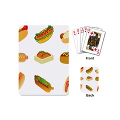 Hot Dog Buns Sauce Bread Playing Cards (mini) 