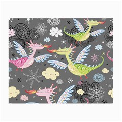 Dragonfly Animals Dragom Monster Fair Cloud Circle Polka Small Glasses Cloth (2-side) by Mariart