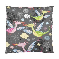 Dragonfly Animals Dragom Monster Fair Cloud Circle Polka Standard Cushion Case (two Sides) by Mariart