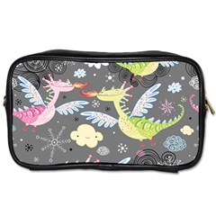 Dragonfly Animals Dragom Monster Fair Cloud Circle Polka Toiletries Bags by Mariart