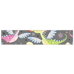 Dragonfly Animals Dragom Monster Fair Cloud Circle Polka Flano Scarf (small)