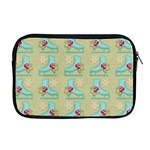 Ice Skates Background Christmas Apple MacBook Pro 17  Zipper Case Front