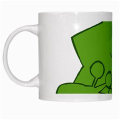 Illustrain Frog Animals Green Face Smile White Mugs by Mariart