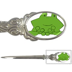 Illustrain Frog Animals Green Face Smile Letter Openers