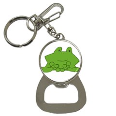 Illustrain Frog Animals Green Face Smile Button Necklaces by Mariart