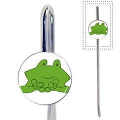 Illustrain Frog Animals Green Face Smile Book Mark