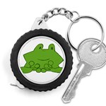 Illustrain Frog Animals Green Face Smile Measuring Tapes Front