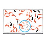 Illustrain Goldfish Fish Swim Pool Business Card Holders Front