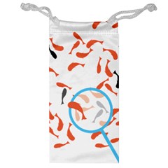 Illustrain Goldfish Fish Swim Pool Jewelry Bag